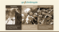 Desktop Screenshot of geoclimbing.de
